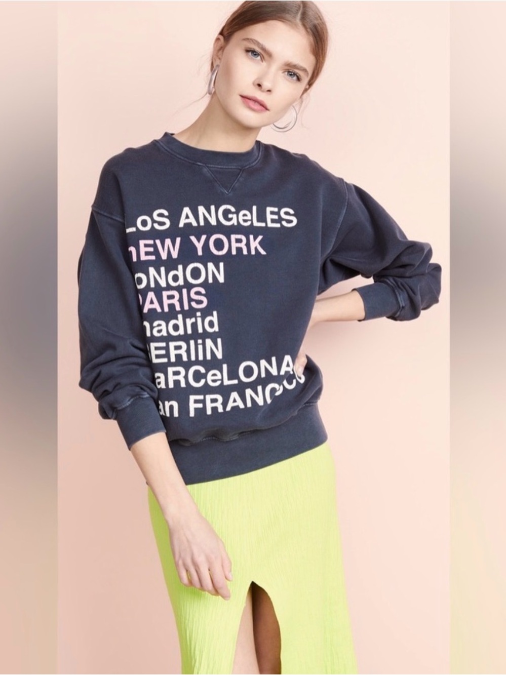 Anine Bing City Love sweatshirt